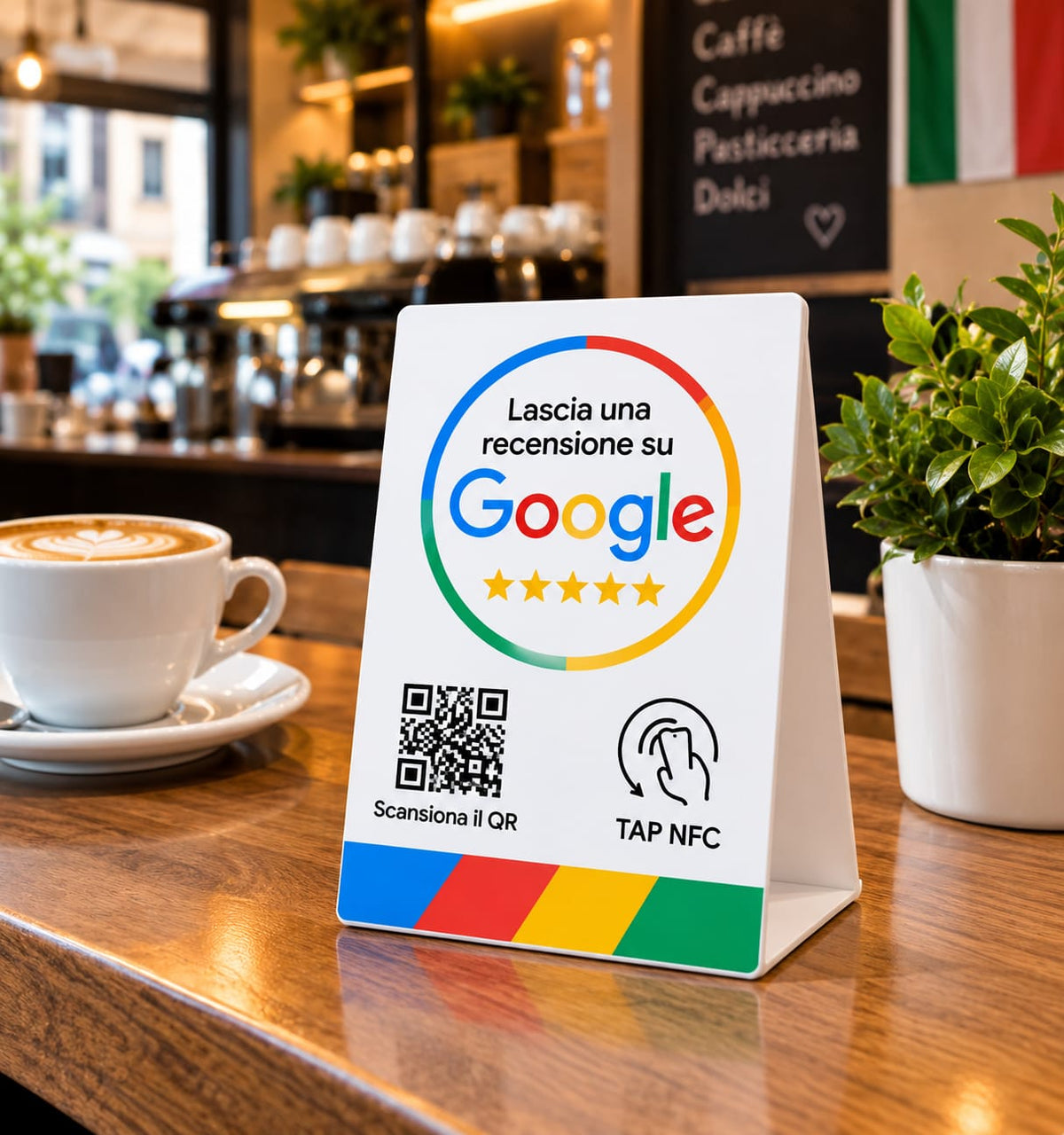 Review Tap Card for Google - NFC e QR