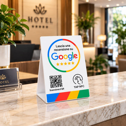Review Tap Card for Google - NFC e QR